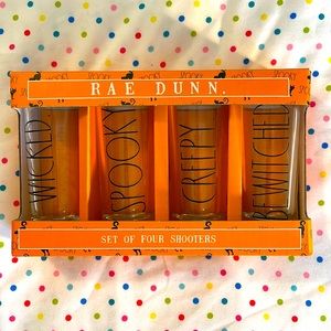 NWT Rae Dunn Halloween shooters